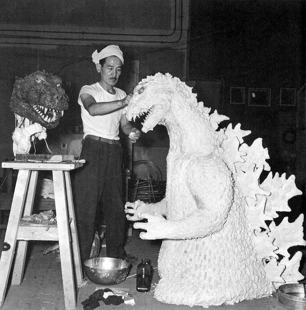 set of Godzilla 1954